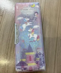 ヨコピタ 筆箱 ユニコーン ホログラ ム 両面開き 未使用開封済み