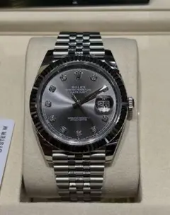 ROLEX オイスターパーペチュアル デイトジャスト シルバー ダイヤル