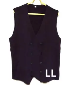 【新品】ニットベスト レディース ダブルボタン