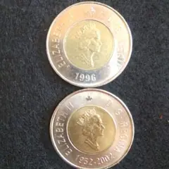 カナダ 1996年未流通コイン ルーニー　専用ケース カナダ 1996年未流通コイン ルーニー 専用ケース カナダ 1996年