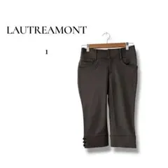 LAUTREAMONT レディース　クロップドパンツ　ドライ　グレー系　Sサイズのサムネイル