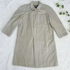 DAKS ダックス ステンカラーコート ハウスチェック ベージュ