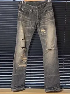 名作 HYSTERIC GLAMOUR 音符 スタッズ スキニー デニム パンツ - メルカリ