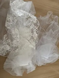 ウェディングベール、手ぶくろ、リングピロー