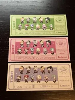 Liella! 6thライブ 会場来場者限定 オリジナル紙チケット 3枚セット