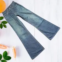 EDWIN　エドウィン　ブーツカット　フレア　ベルボトム風　ジーパン　Gパン　S