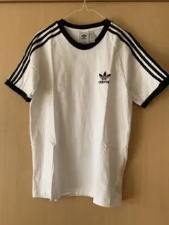 アディダスオリジナルス　半袖Tシャツ　ホワイトブラックライン　XL
