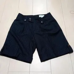 KUMIKYOKU ブラック ストライプ 半ズボン　Size1
