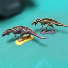 海洋堂 チョコラザウルス アクロカントサウルス 本体&骨格セット