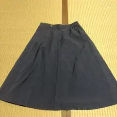 ネイビー フレアスカート ひざ丈　any SiSのサムネイル