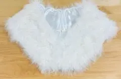 成人式　ホワイトファーショール