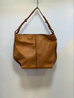 お値下げしました❣️ ブラウンレザー ショルダーバッグ