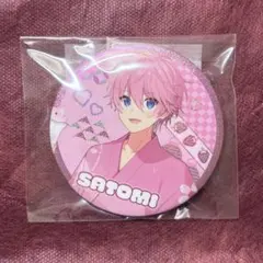 さとみ ビック缶バッチ