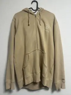 ラルフローレン　ジップアップパーカースウェットL刺繍　古着ビッグサイズ