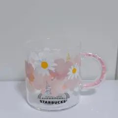 スタバ SAKURA2021 耐熱グラスマグ 355ml