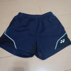 YONEX 　ヨネックス　バドミントンパンツ ハーフパンツ　ネイビー　Mサイズ