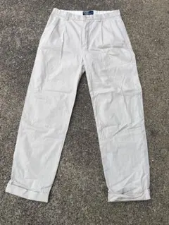 ホワイト チノパン