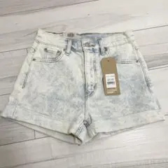 【タグ付き】Levi's ウォッシュデニム ショートパンツ★W26/66cmのサムネイル