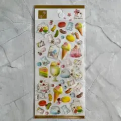 スイーツ　デザート　お菓子　立体シール　キラキラ　ぷくぷく　ぷっくり　可愛い