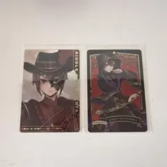 ツイステッドワンダーランド リドル・ローズハート メタルカード 2枚セット