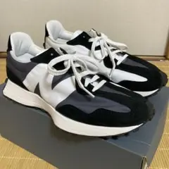 New Balance U327LC 28.0cm ブラック/ホワイト