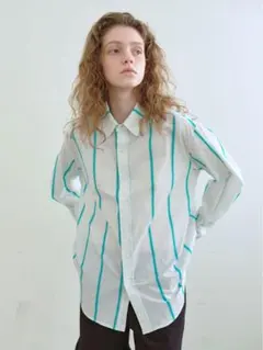 CREOLME クレオルム シアーシャツ ミント 長袖 0148 - メルカリ