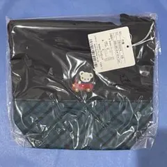 【断捨離中様専用】ファミリア　青チェック巾着　ファミちゃん　コップ袋