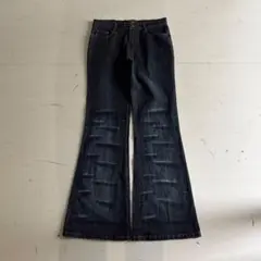00's vintage デザイン フレアデニム アーカイブ y2k グランジ - メルカリ