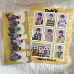 【新品未開封】なにわ男子 Doki it 購入特典ステッカー、チケットホルダー