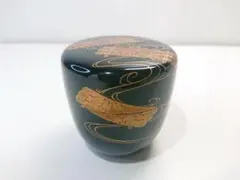 ☆茶道具！宝尽し蒔絵 珠光棗/螺鈿入 棗！『多田 忠雲』作！共箱