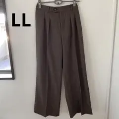 美品　ラエフのワイドパンツ　LL グレンチェック
