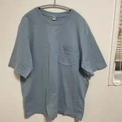 UNIQLO クルーネックTシャツ　半袖Tシャツポケット付き Lサイズ
