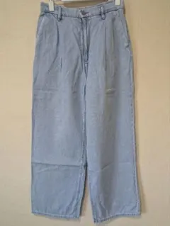 UNIQLO ユニクロ レディース Sサイズ ドレープデニムタックパンツ