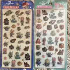 正規品！ 3Dseal 3Dシール　ズートピア　ディズニー　2個セット