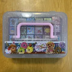 平成レトロ 犬 キャラクタースタンプ スタンプセット 20個 ピンク