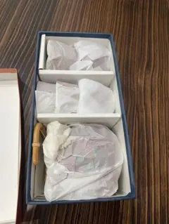 新品未使用品　たち吉橘吉 魚藻文(蟹海老魚海藻柄) 茶器揃 赤色 急須＆湯呑5客