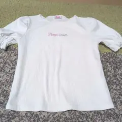 First リブ 半袖 Tシャツ ホワイトのサムネイル