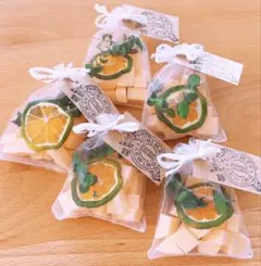 オレンジ＆みかん香るソープサシェ♡