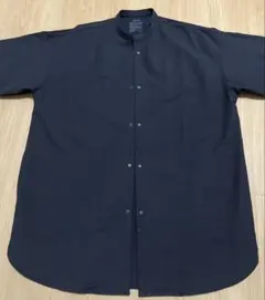 無印良品　長袖シャツ XSS-XS ダークグレー