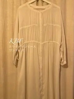 KBF ホワイトワンピース ワンサイズ