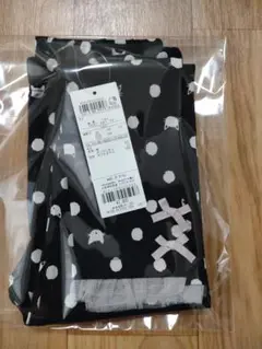 エニィファム 黒・白ドット キッズスパッツ 120