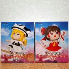 東方Project ゆっくり風デフォルメフィギュア 博麗霊夢と霧雨魔理沙セット