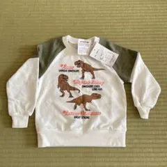 Blue Mart 恐竜プリント トレーナー 110㎝