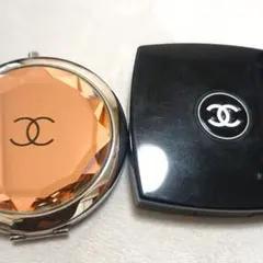 CHANEL コンパクトミラー 二面鏡 (アイシャドウケースおまけ)