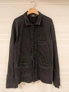 RRL ダブルアールエル デニム カバーオール XXL ペイント加工 未着用 RRL ダブルアールエル デニム カバーオール XXL ペイント加工 未着用