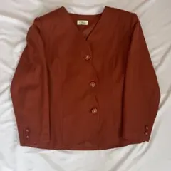 00's vintageノーカラージャケットアy2k平成レトロモードのサムネイル