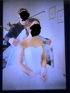 【お値下げ】　タカミブライダル　ウェディングドレス　ハートカット