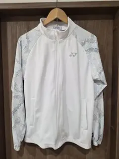 YONEX ジップアップジャージ M ホワイト