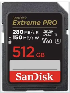 SanDisk Extreme PRO 512GB SDカード