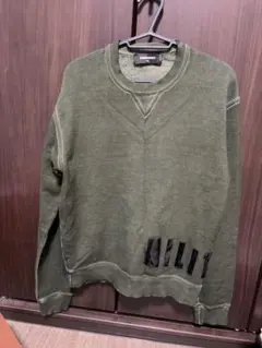 DSQUARED2 オリーブグリーン トレーナー